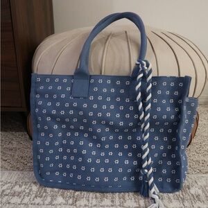 J. Crew Chambray Tote Bag